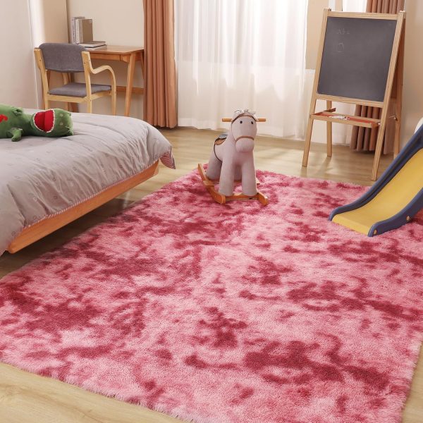 Black Rug, 8x10 Area Rugs for Living Room, Soft Plush Area Rugs for Bedroom, Non-Slip Indoor Carpet for Nursery, Study Room, Kids Room, Room Decor - Image 18