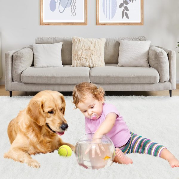 Black Rug, 8x10 Area Rugs for Living Room, Soft Plush Area Rugs for Bedroom, Non-Slip Indoor Carpet for Nursery, Study Room, Kids Room, Room Decor - Image 24