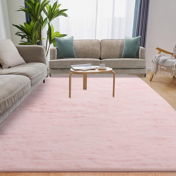 Black Rug, 8x10 Area Rugs for Living Room, Soft Plush Area Rugs for Bedroom, Non-Slip Indoor Carpet for Nursery, Study Room, Kids Room, Room Decor - Image 40