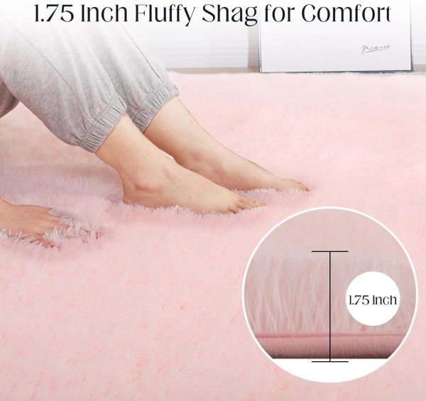 Black Rug, 8x10 Area Rugs for Living Room, Soft Plush Area Rugs for Bedroom, Non-Slip Indoor Carpet for Nursery, Study Room, Kids Room, Room Decor - Image 42