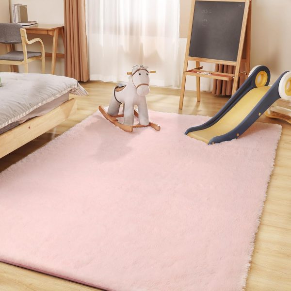Black Rug, 8x10 Area Rugs for Living Room, Soft Plush Area Rugs for Bedroom, Non-Slip Indoor Carpet for Nursery, Study Room, Kids Room, Room Decor - Image 45