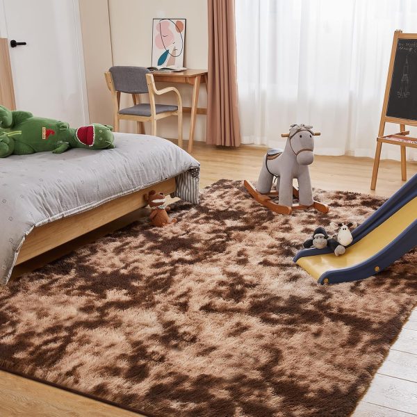 Black Rug, 8x10 Area Rugs for Living Room, Soft Plush Area Rugs for Bedroom, Non-Slip Indoor Carpet for Nursery, Study Room, Kids Room, Room Decor - Image 51
