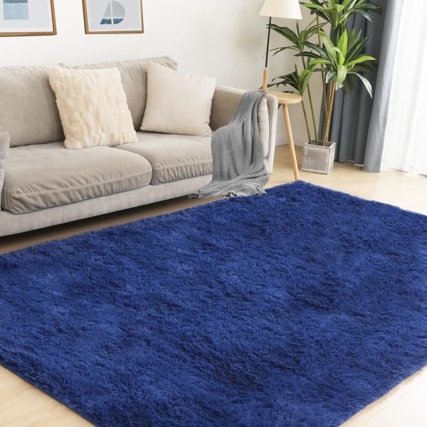 Black Rug, 8x10 Area Rugs for Living Room, Soft Plush Area Rugs for Bedroom, Non-Slip Indoor Carpet for Nursery, Study Room, Kids Room, Room Decor - Image 55