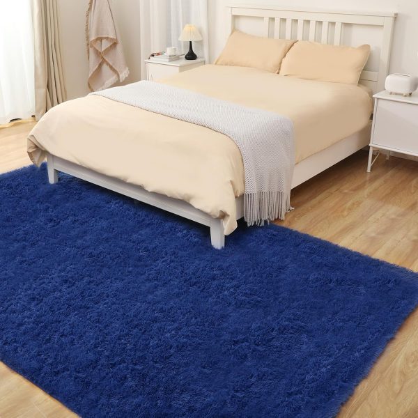 Black Rug, 8x10 Area Rugs for Living Room, Soft Plush Area Rugs for Bedroom, Non-Slip Indoor Carpet for Nursery, Study Room, Kids Room, Room Decor - Image 56