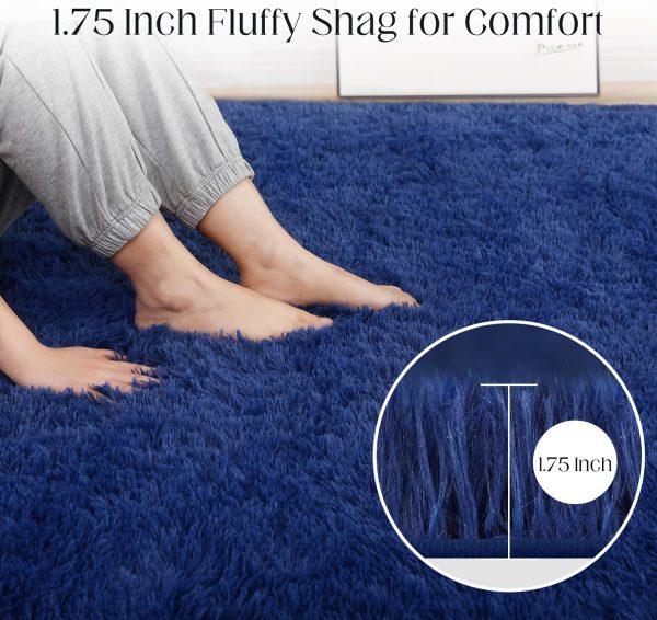 Black Rug, 8x10 Area Rugs for Living Room, Soft Plush Area Rugs for Bedroom, Non-Slip Indoor Carpet for Nursery, Study Room, Kids Room, Room Decor - Image 58