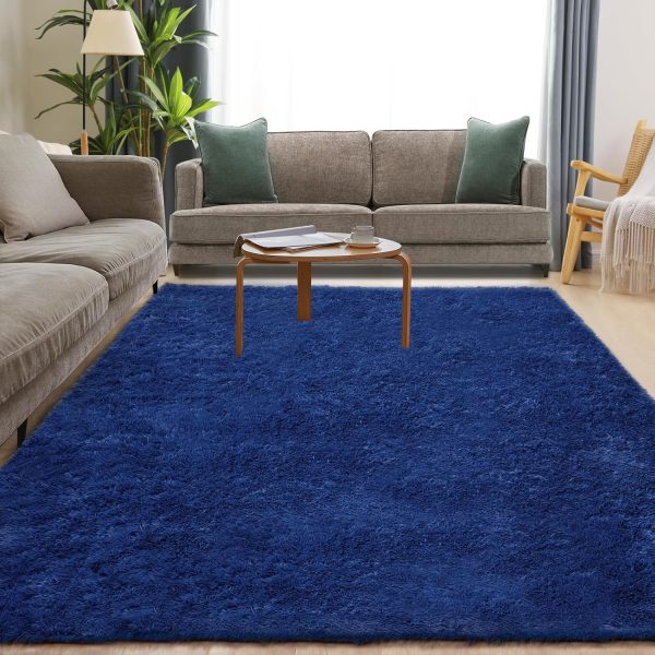 Black Rug, 8x10 Area Rugs for Living Room, Soft Plush Area Rugs for Bedroom, Non-Slip Indoor Carpet for Nursery, Study Room, Kids Room, Room Decor - Image 61