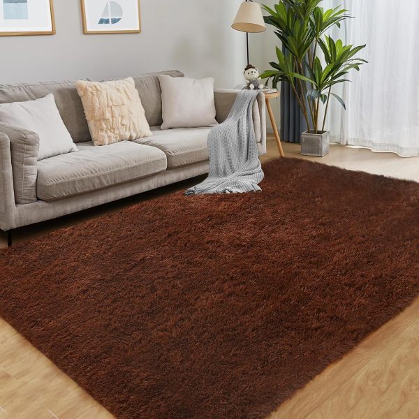 Black Rug, 8x10 Area Rugs for Living Room, Soft Plush Area Rugs for Bedroom, Non-Slip Indoor Carpet for Nursery, Study Room, Kids Room, Room Decor - Image 64