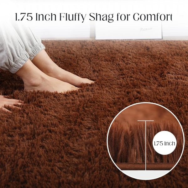 Black Rug, 8x10 Area Rugs for Living Room, Soft Plush Area Rugs for Bedroom, Non-Slip Indoor Carpet for Nursery, Study Room, Kids Room, Room Decor - Image 65