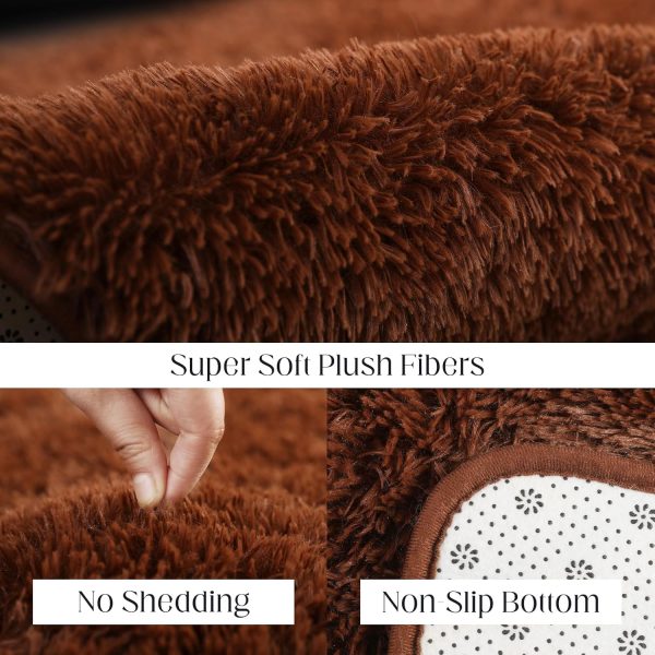 Black Rug, 8x10 Area Rugs for Living Room, Soft Plush Area Rugs for Bedroom, Non-Slip Indoor Carpet for Nursery, Study Room, Kids Room, Room Decor - Image 66