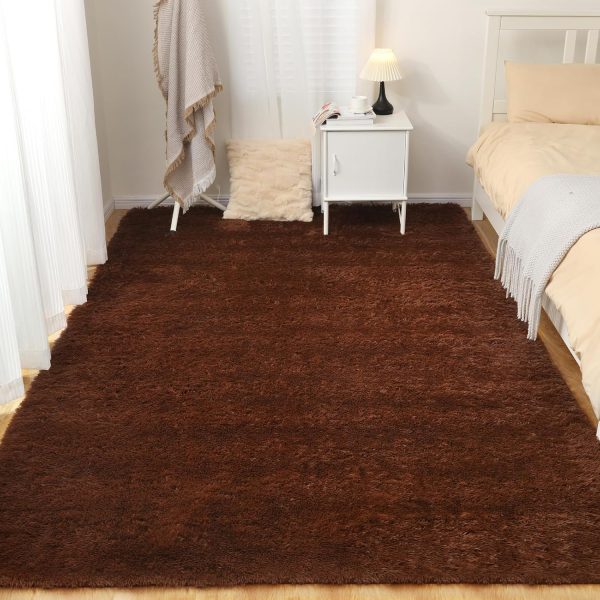 Black Rug, 8x10 Area Rugs for Living Room, Soft Plush Area Rugs for Bedroom, Non-Slip Indoor Carpet for Nursery, Study Room, Kids Room, Room Decor - Image 69