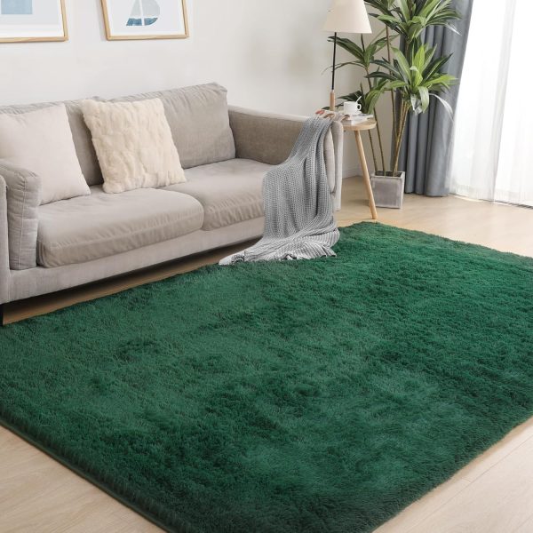 Black Rug, 8x10 Area Rugs for Living Room, Soft Plush Area Rugs for Bedroom, Non-Slip Indoor Carpet for Nursery, Study Room, Kids Room, Room Decor - Image 73