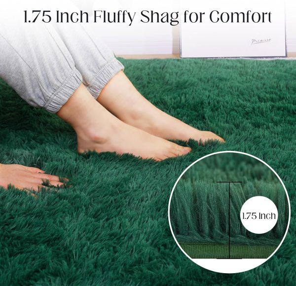 Black Rug, 8x10 Area Rugs for Living Room, Soft Plush Area Rugs for Bedroom, Non-Slip Indoor Carpet for Nursery, Study Room, Kids Room, Room Decor - Image 74