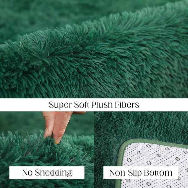 Black Rug, 8x10 Area Rugs for Living Room, Soft Plush Area Rugs for Bedroom, Non-Slip Indoor Carpet for Nursery, Study Room, Kids Room, Room Decor - Image 75