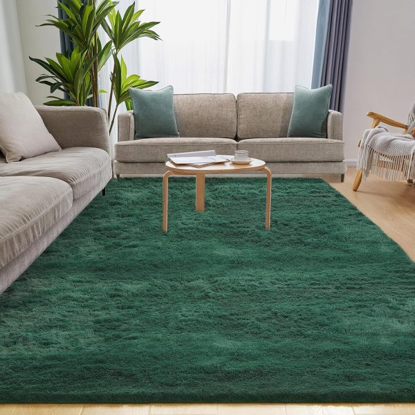 Black Rug, 8x10 Area Rugs for Living Room, Soft Plush Area Rugs for Bedroom, Non-Slip Indoor Carpet for Nursery, Study Room, Kids Room, Room Decor - Image 78