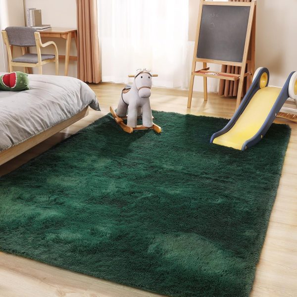 Black Rug, 8x10 Area Rugs for Living Room, Soft Plush Area Rugs for Bedroom, Non-Slip Indoor Carpet for Nursery, Study Room, Kids Room, Room Decor - Image 79
