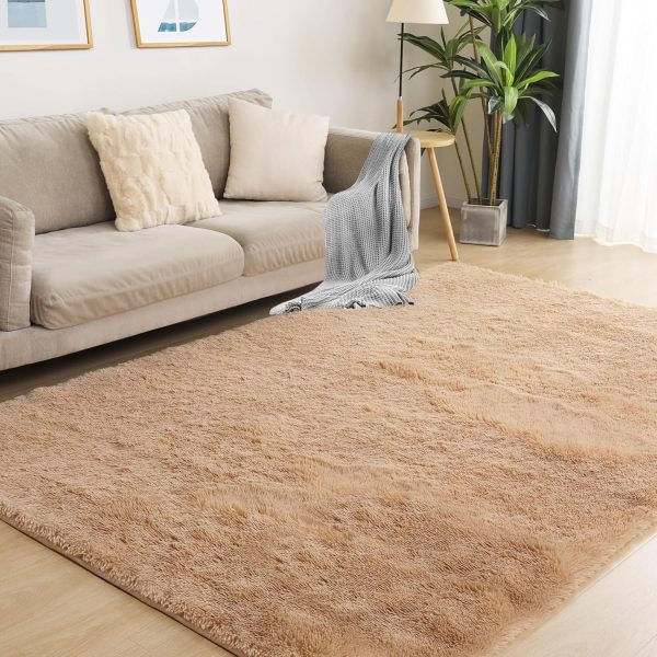 Black Rug, 8x10 Area Rugs for Living Room, Soft Plush Area Rugs for Bedroom, Non-Slip Indoor Carpet for Nursery, Study Room, Kids Room, Room Decor - Image 82