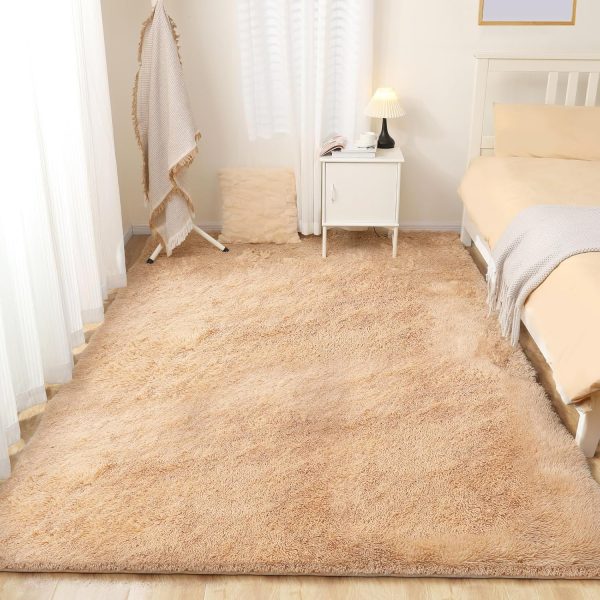 Black Rug, 8x10 Area Rugs for Living Room, Soft Plush Area Rugs for Bedroom, Non-Slip Indoor Carpet for Nursery, Study Room, Kids Room, Room Decor - Image 83