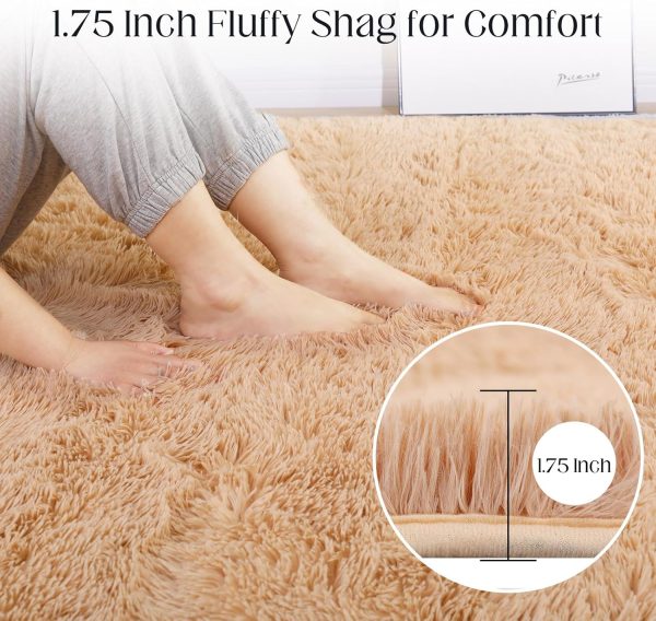 Black Rug, 8x10 Area Rugs for Living Room, Soft Plush Area Rugs for Bedroom, Non-Slip Indoor Carpet for Nursery, Study Room, Kids Room, Room Decor - Image 85