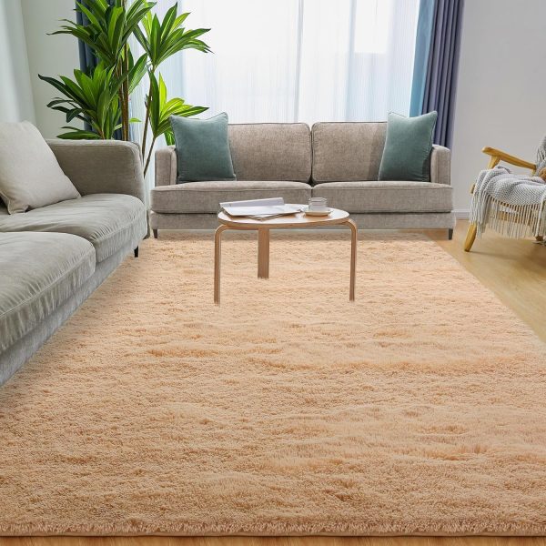 Black Rug, 8x10 Area Rugs for Living Room, Soft Plush Area Rugs for Bedroom, Non-Slip Indoor Carpet for Nursery, Study Room, Kids Room, Room Decor - Image 90