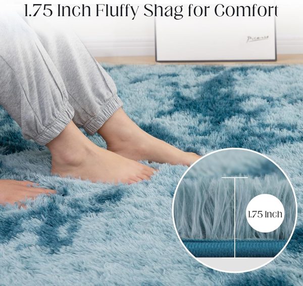 Black Rug, 8x10 Area Rugs for Living Room, Soft Plush Area Rugs for Bedroom, Non-Slip Indoor Carpet for Nursery, Study Room, Kids Room, Room Decor - Image 102