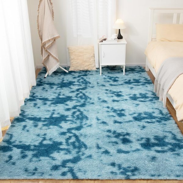 Black Rug, 8x10 Area Rugs for Living Room, Soft Plush Area Rugs for Bedroom, Non-Slip Indoor Carpet for Nursery, Study Room, Kids Room, Room Decor - Image 106