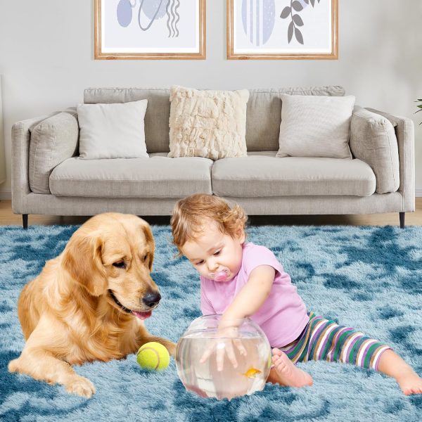 Black Rug, 8x10 Area Rugs for Living Room, Soft Plush Area Rugs for Bedroom, Non-Slip Indoor Carpet for Nursery, Study Room, Kids Room, Room Decor - Image 108