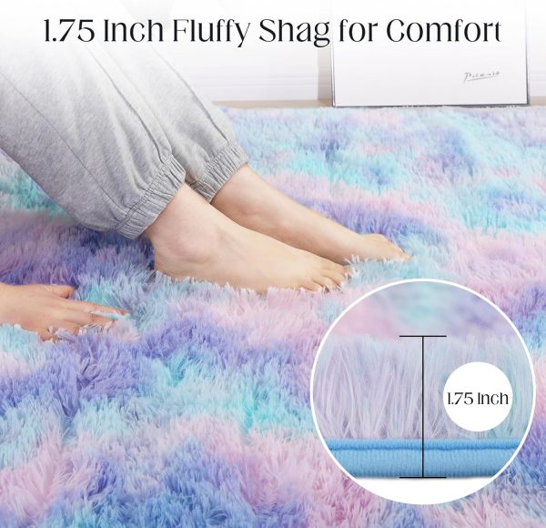 Black Rug, 8x10 Area Rugs for Living Room, Soft Plush Area Rugs for Bedroom, Non-Slip Indoor Carpet for Nursery, Study Room, Kids Room, Room Decor - Image 113