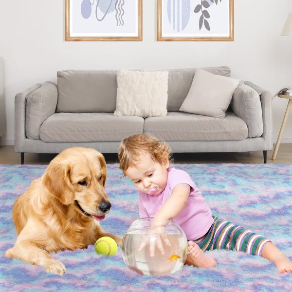 Black Rug, 8x10 Area Rugs for Living Room, Soft Plush Area Rugs for Bedroom, Non-Slip Indoor Carpet for Nursery, Study Room, Kids Room, Room Decor - Image 115