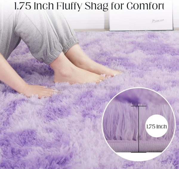 Black Rug, 8x10 Area Rugs for Living Room, Soft Plush Area Rugs for Bedroom, Non-Slip Indoor Carpet for Nursery, Study Room, Kids Room, Room Decor - Image 121