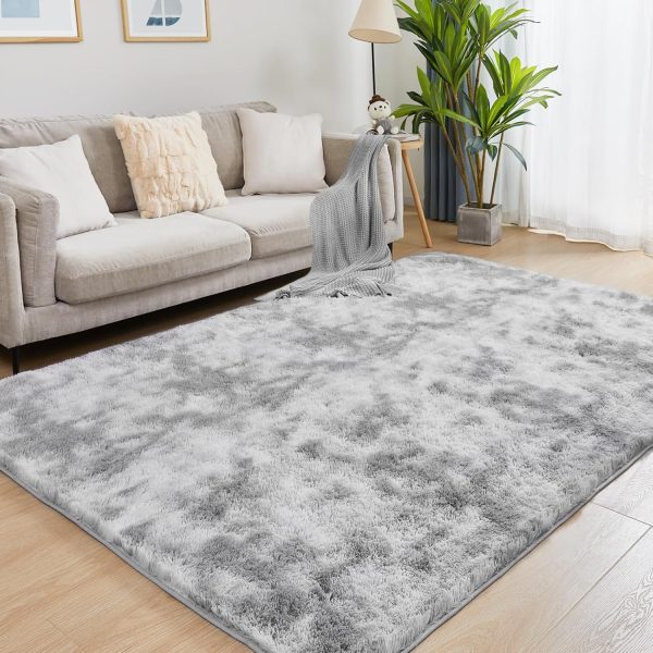 Black Rug, 8x10 Area Rugs for Living Room, Soft Plush Area Rugs for Bedroom, Non-Slip Indoor Carpet for Nursery, Study Room, Kids Room, Room Decor - Image 127