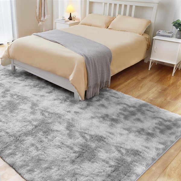 Black Rug, 8x10 Area Rugs for Living Room, Soft Plush Area Rugs for Bedroom, Non-Slip Indoor Carpet for Nursery, Study Room, Kids Room, Room Decor - Image 135